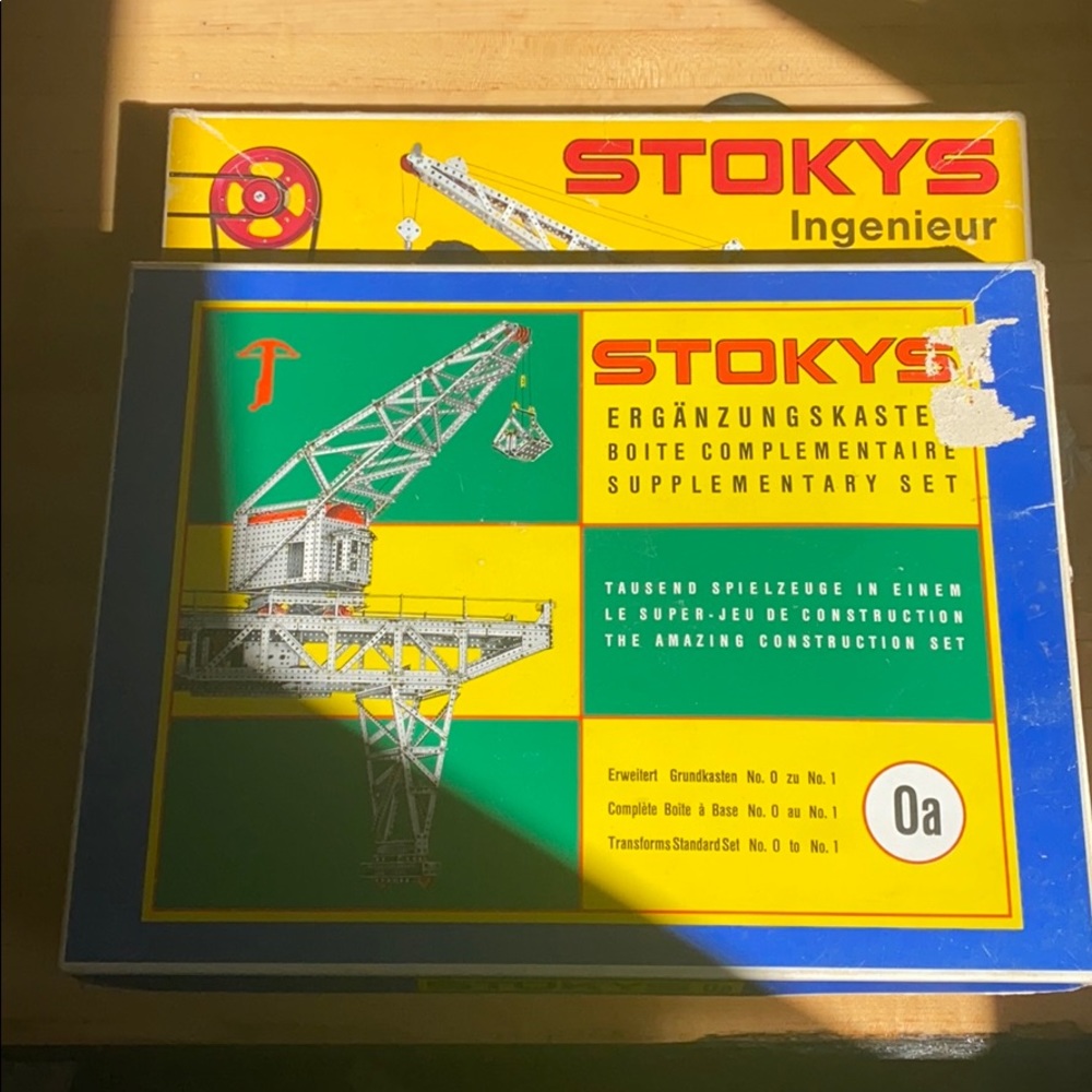 Vintage 1950 STOKYS Metal Engineering Set